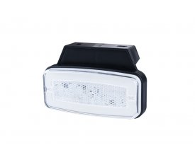 LD 2764 Габаритно-контурный фонарь NEON HOR 116 24 LED с отражателем с кронштейном белый   2функции: позиционный перед/светоотражатель 52764